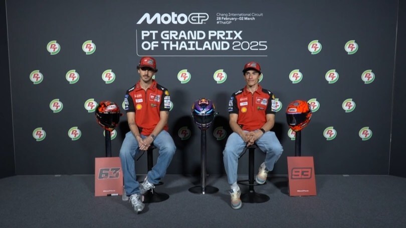 MotoGP, il primo confronto tra Pecco e Marquez