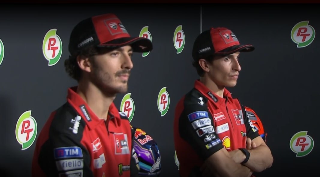 MotoGP, il primo confronto tra Pecco e Marquez