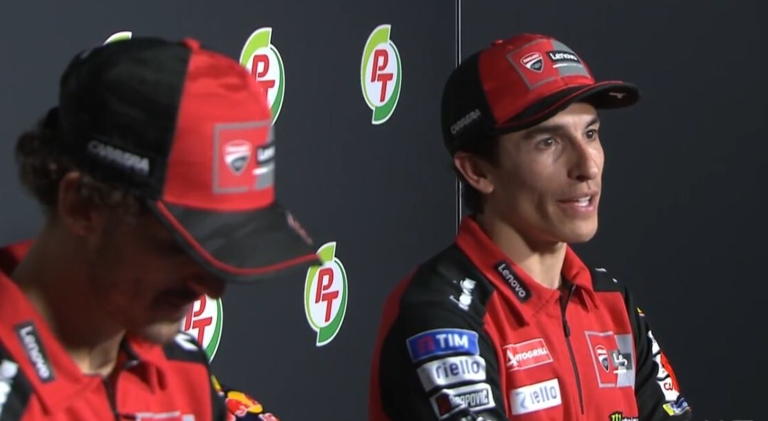 MotoGP, il primo confronto tra Pecco e Marquez