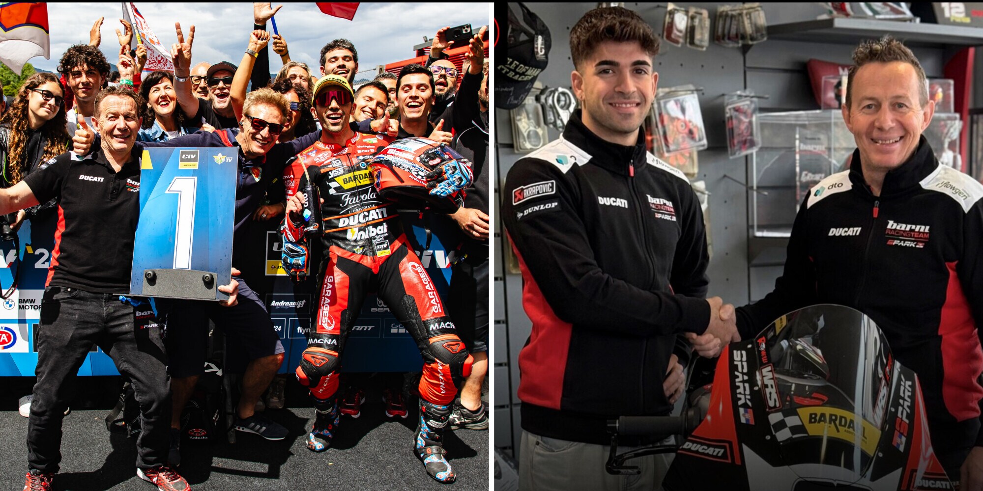 CIV, Nasce il Barni 51 Racing Lab: Pirro al via della SBK, Rovelli in Production Bike