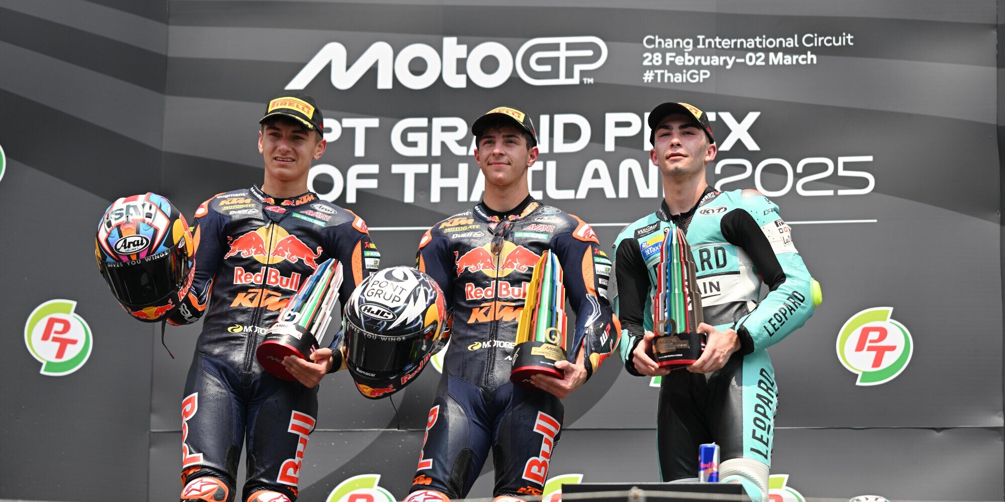 Moto3, GP Thailandia 2025: Rueda domina con vantaggio, Nepa 4°