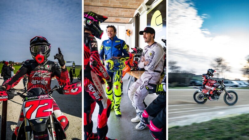 MotoGP, Bezzecchi di traverso al Ranch con Rossi prima di partire per l'Argentina