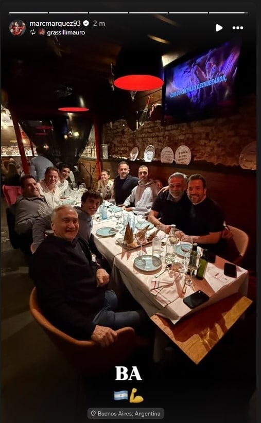 I piloti MotoGP sbarcano in Argentina: le reazioni sui social