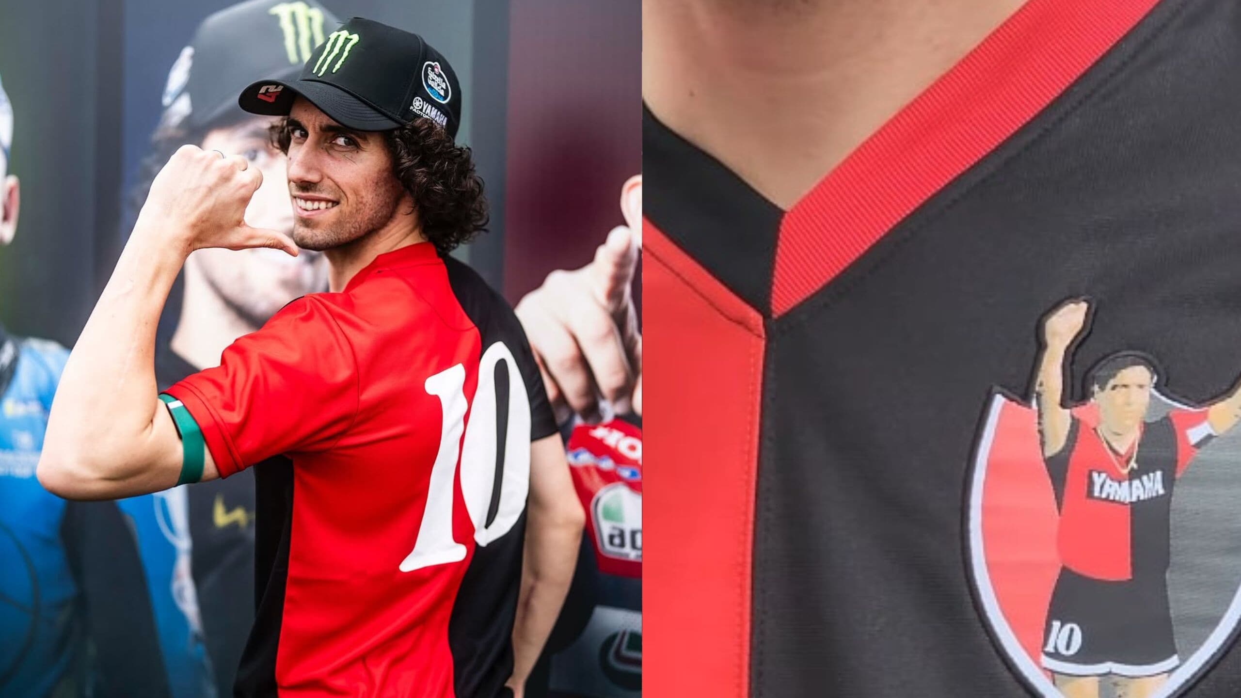 MotoGP, Rins si presenta indossando una maglia storica