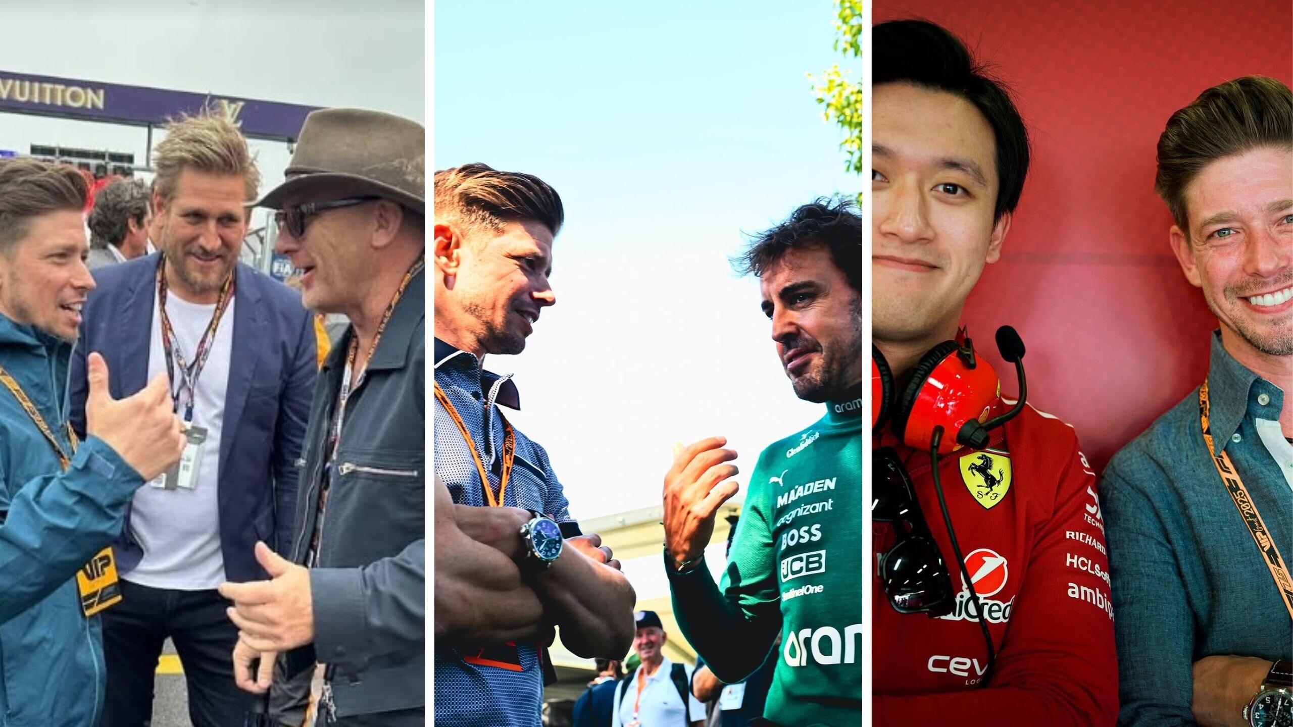 Casey Stoner tra i piloti della Formula 1: da Alonso a Norris