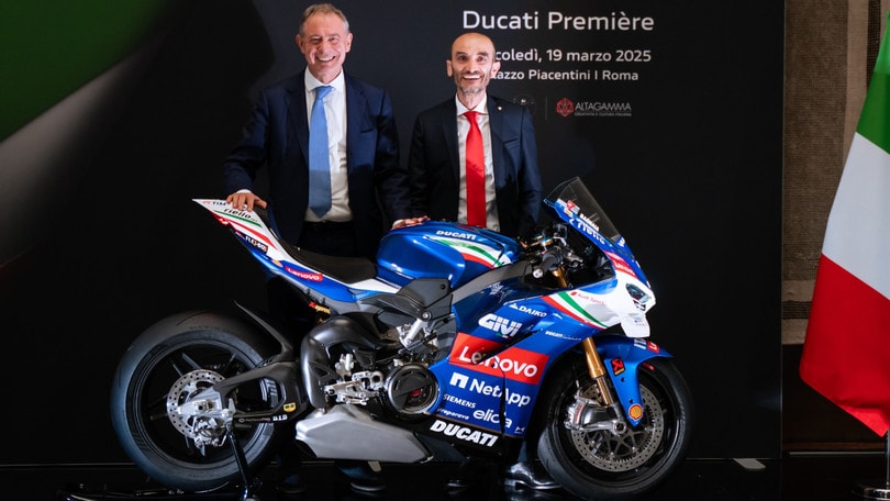 Presentata in anteprima al MIMIT la Panigale V4 Tricolore Italia