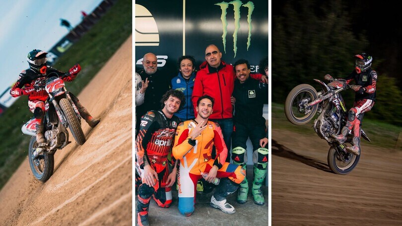 MotoGP, allenamento al Ranch "teso" con Elio ospite VIP