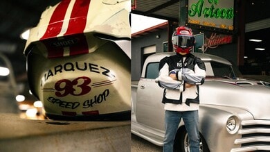 MotoGP, Marquez Speedshop: presentato il casco celebrativo per Austin