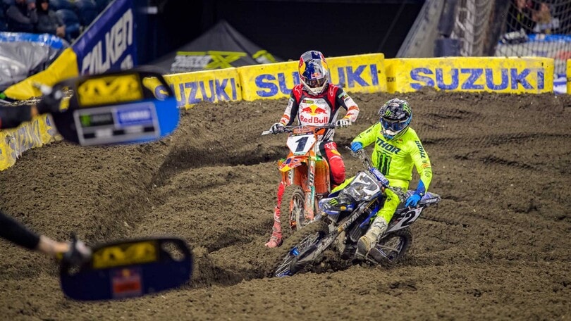 Supercross: il duello Webb Sexton si sposta a Seattle