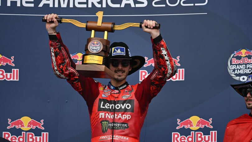 GP Austin, Bagnaia: "Tornare a vincere è fantastico, soprattutto dopo questo periodo"