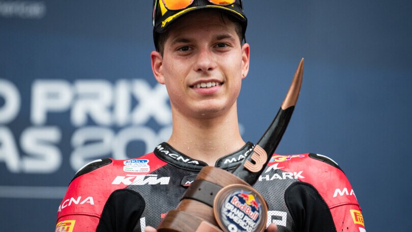 Moto3: Bertelle, il primo italiano a podio nel 2025