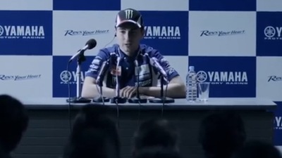 Jorge Lorenzo e la sua conferenza stampa più... surrerale