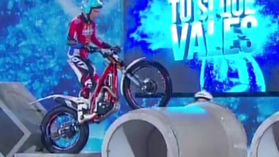 Grattarola porta il trial a Tu Sì Che Vales su canale 5