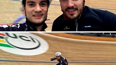 Guarda come va forte Pedrosa in bici!