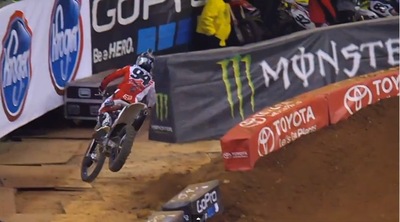 Supercross USA Atlanta, la caduta di Roczen