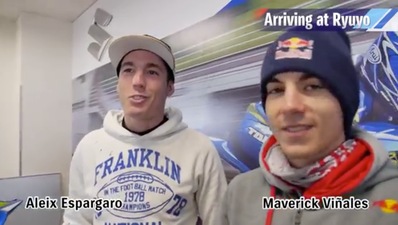 MotoGP, Vinales e Espargarò visitano la Suzuki in Giappone