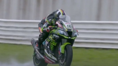 SBK Test Misano: Haslam in pista con la Kawasaki - VIDEO