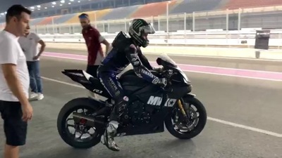 Vinales si allenerà tutto l'anno a Losail - VIDEO