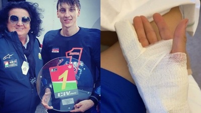 Zannoni dall'ospedale: grave il dito, a rischio amputazione - FOTO