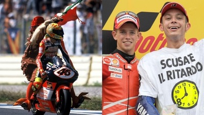 MotoGP: i festeggiamenti più memorabili di Valentino Rossi - FOTO