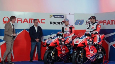 MotoGP, il Team Ducati Pramac presenta la squadra 2021
