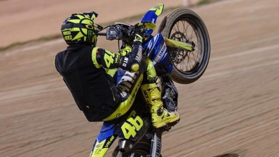 MotoGP: giornata al Ranch per Rossi che termina con un panino