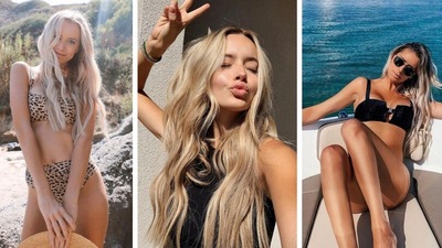 Belle e sorridenti, ecco le wags a "stelle e strisce"