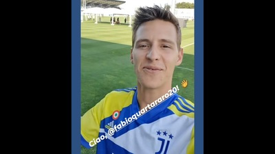 VIDEO Fabio Quartararo in campo con la Juve