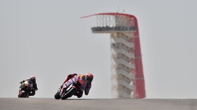 La MotoGP in azione sul circuito delle Americhe, ecco le foto