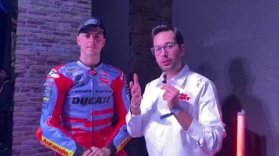MotoGP: Fabio di Giannantonio alla presentazione Gresini