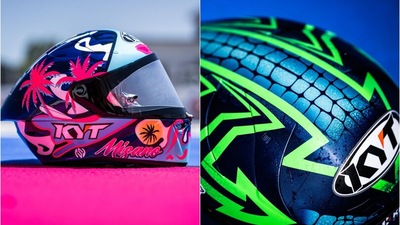 SSP Misano, sapore di casa: i caschi speciali di Bulega e Manzi