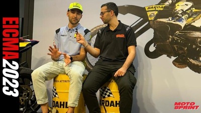Ferrari tra la conferma in MotoE e l'occasione in Moto2 | Eicma 2023
