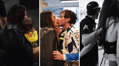 Valentino Rossi e Francesca Sofia Novello inseparabili ad Abu Dhabi