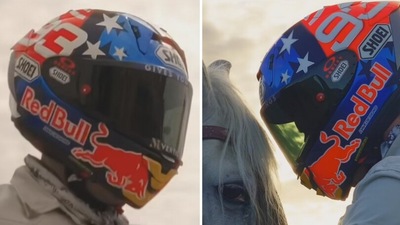 MotoGP: Marc Marquez, casco da Cowboy ad Austin