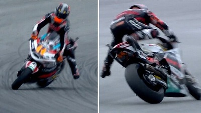 Moto2, GP Malesia: Aron Canet, salvataggio da paura in Q2