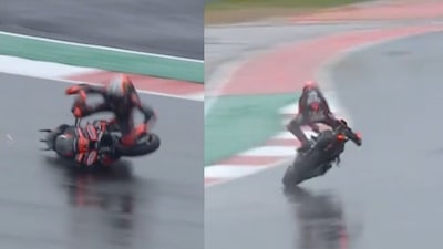 MotoGP Austin, tremenda caduta di Bezzecchi