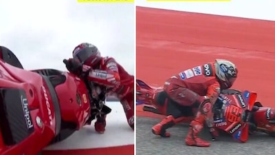 MotoGP Austin: Marc Marquez cade mentre è in testa!