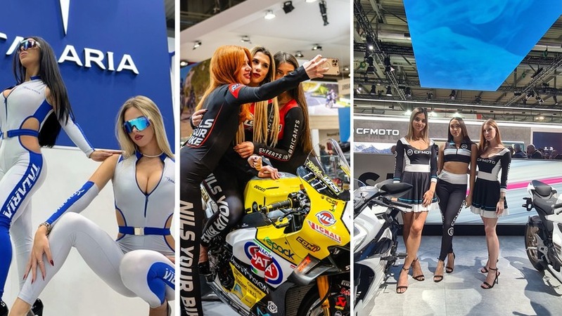 Le 10 ragazze più belle ad EICMA 2024