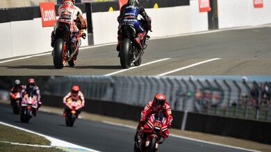 MotoGP, a Le Mans nulla è cambiato: le foto del "traffico" in pista