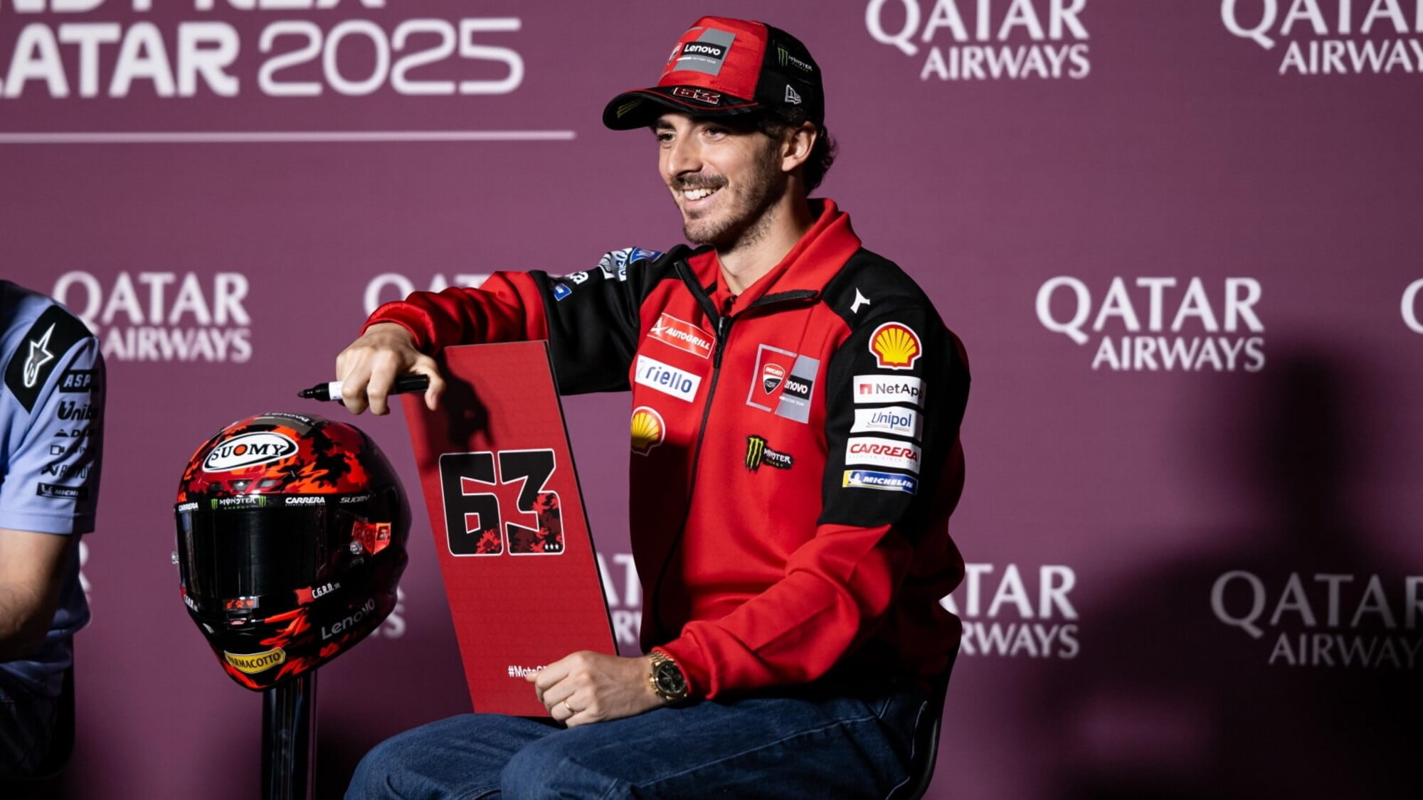 MotoGP, Bagnaia: "Negli Usa ho vinto grazie a Marc, ma il Qatar si adatta più a me"