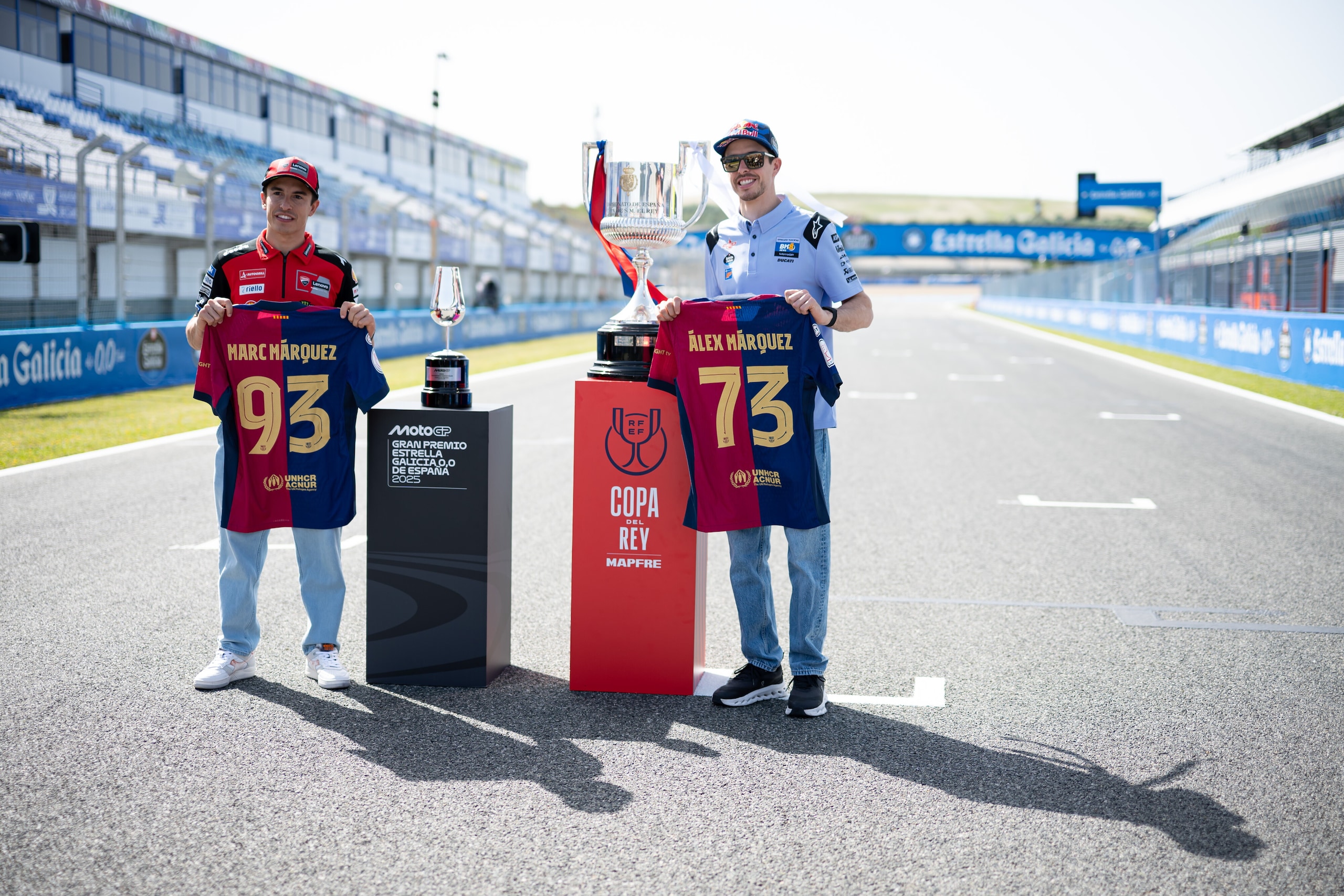 MotoGP e El Clásico, i fratelli Marquez contro Aldeguer e Fernandez: Barcellona VS Real Madrid