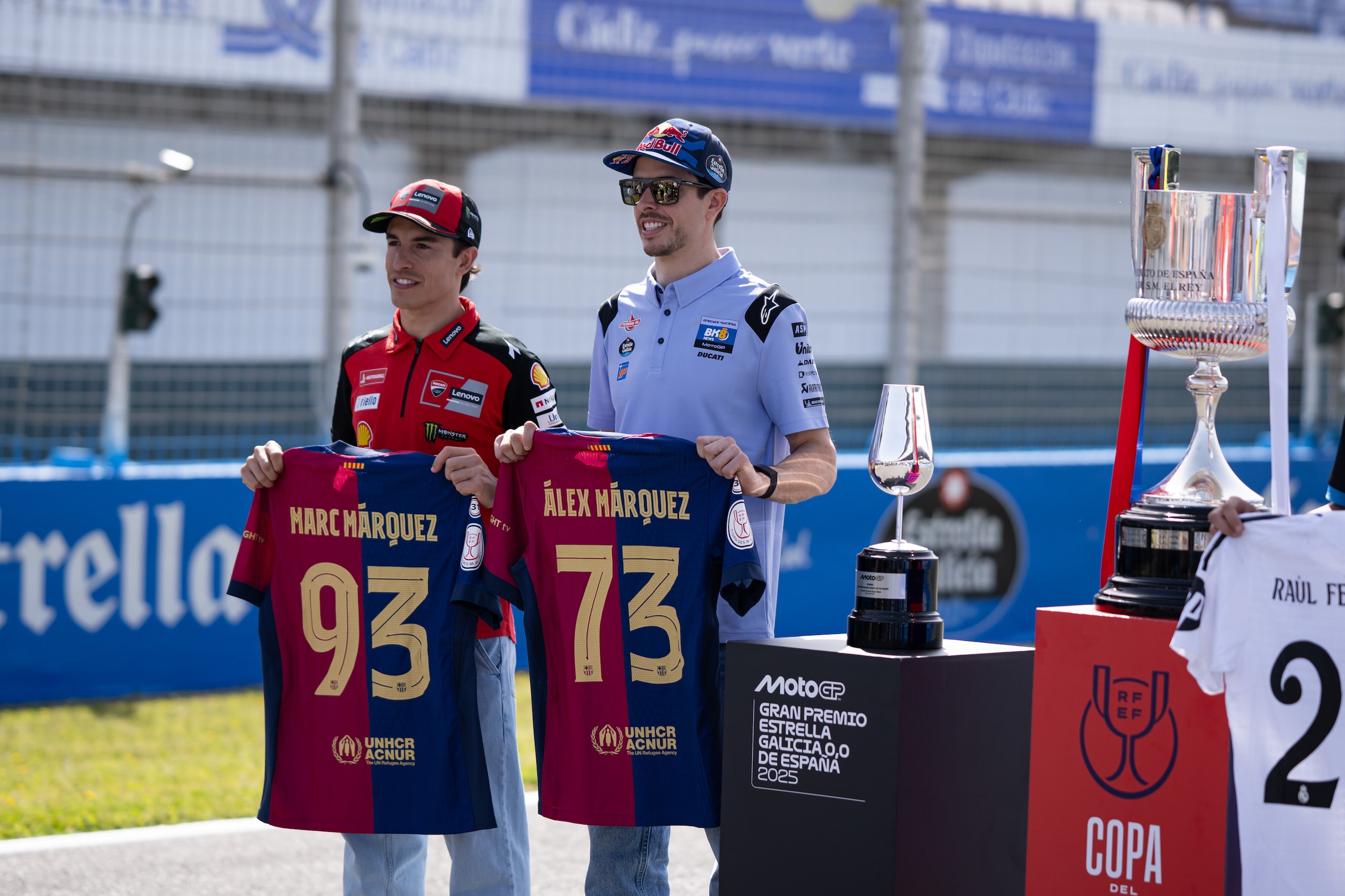 MotoGP e El Clásico, i fratelli Marquez contro Aldeguer e Fernandez: Barcellona VS Real Madrid