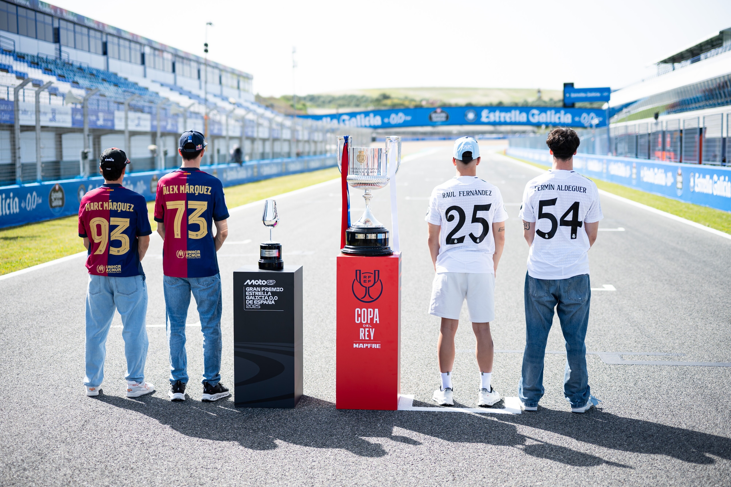 MotoGP e El Clásico, i fratelli Marquez contro Aldeguer e Fernandez: Barcellona VS Real Madrid