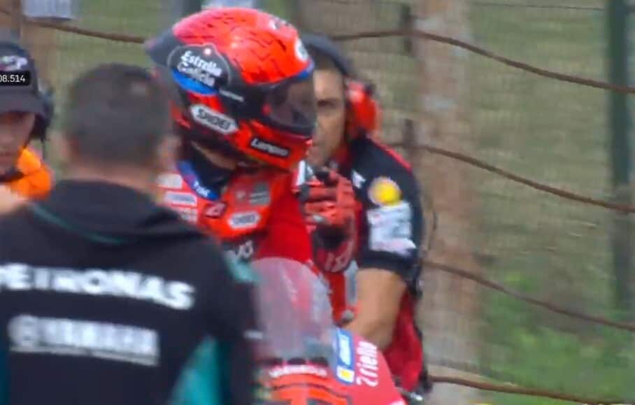 MotoGP, problema tecnico per Marc Marquez: preoccupazione nel box Ducati
