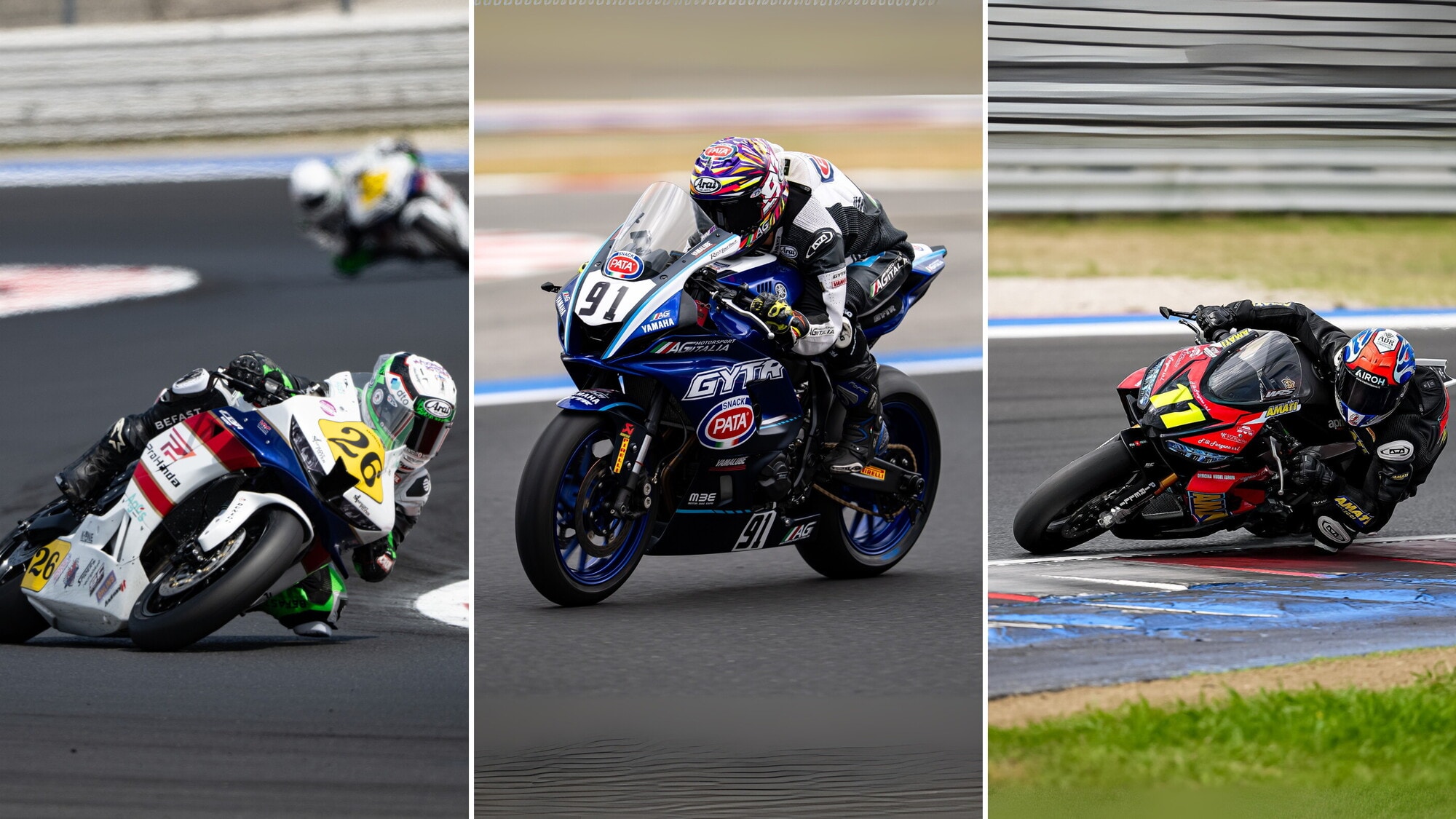 Primo assaggio di Sportbike per Vannucci e Ercolani, Gennai sulla CBR600RR