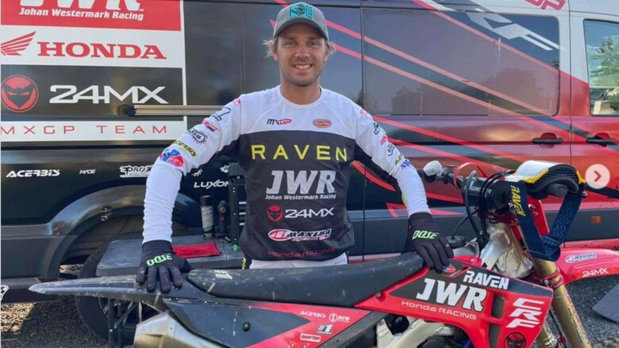 MXGP: Yuri Pasqualini con Honda JRW a Uddevalla