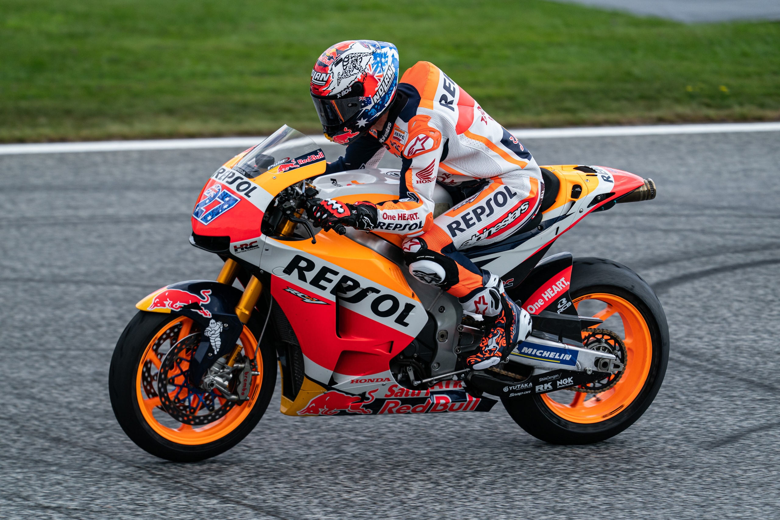 La parata delle MotoGP Legend al Red Bull Ring: tutte le foto