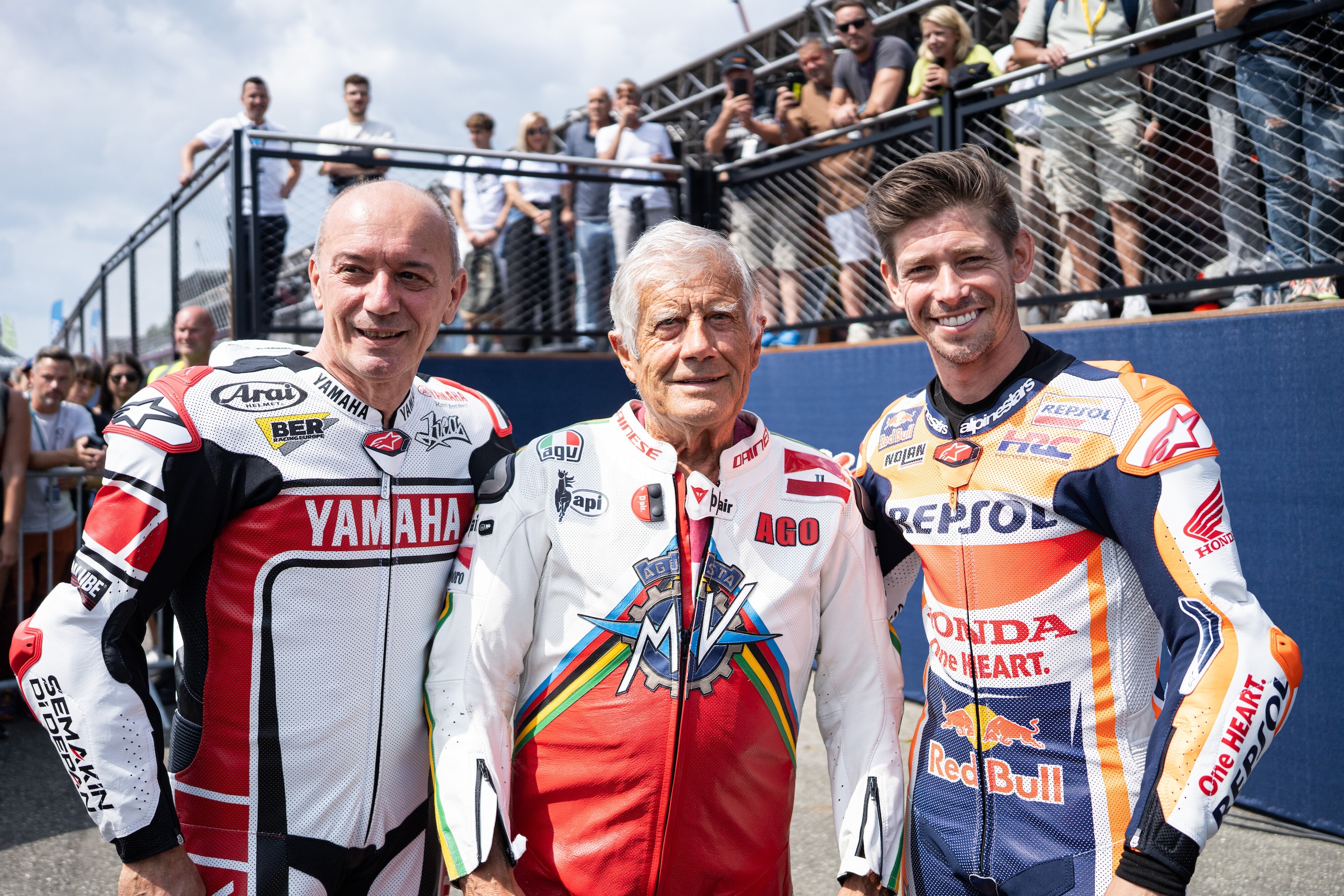 La parata delle MotoGP Legend al Red Bull Ring: tutte le foto