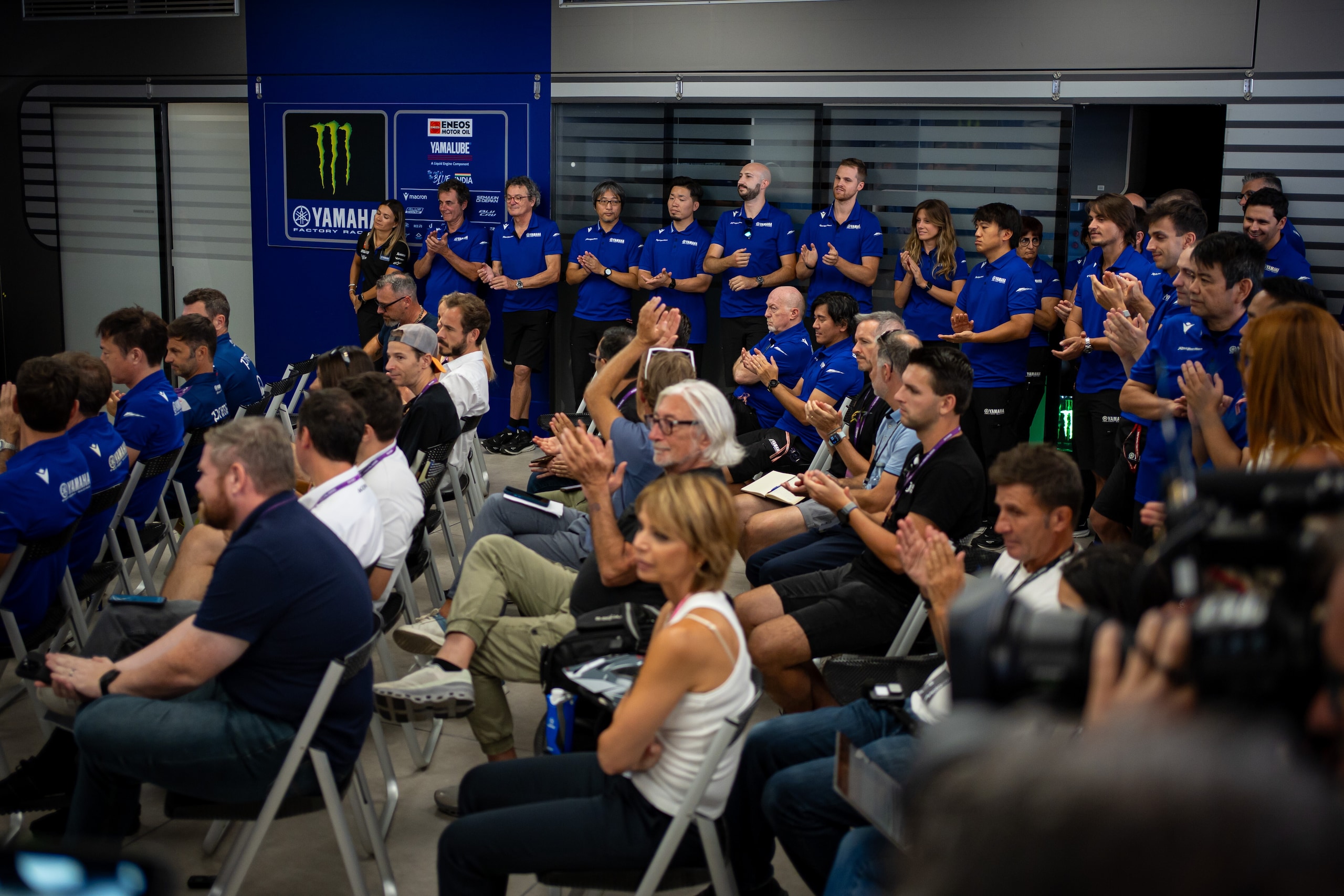 MotoGP, svelata a Misano la nuova Yamaha V4