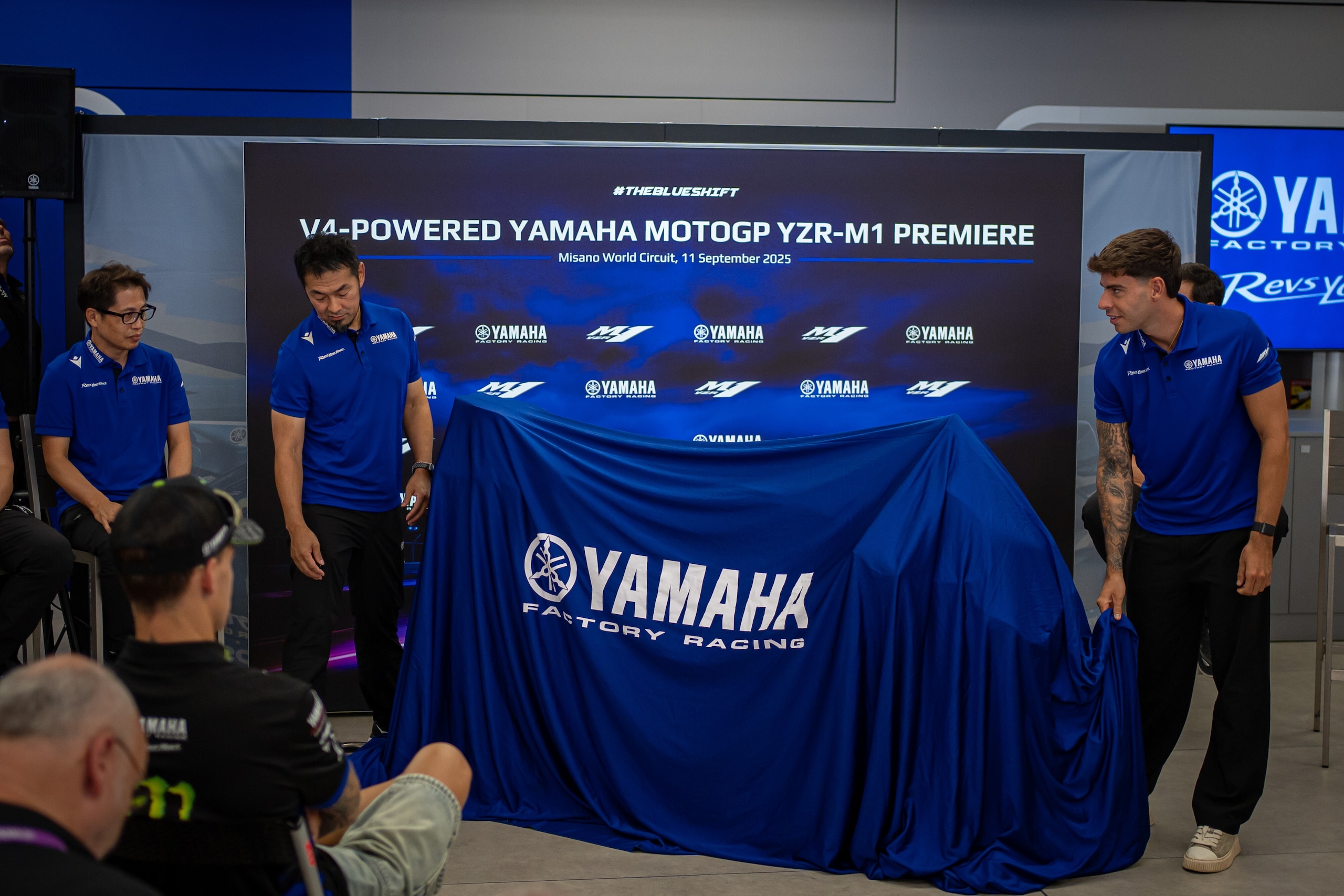 MotoGP, svelata a Misano la nuova Yamaha V4